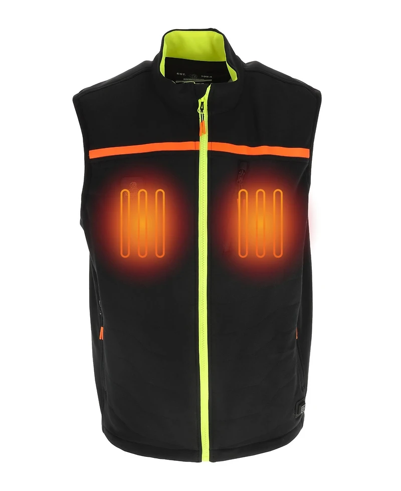 RefrigiWear Men's FrostFlex Heated Vest – 3-Level Heat, 8-Hr Battery & Water-Repellent Stretch Shell