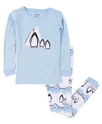 Leveret Baby Two Piece Cotton Holiday Pajamas