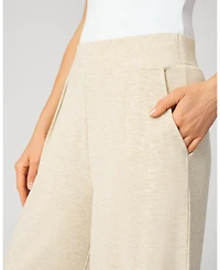 Cable & Gauge Cropped Wide Leg Ultra Soft Terry Pant