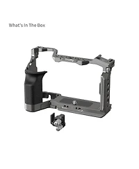 SmallRig HawkLock Quick Release Cage Kit with Silicone Handle for Sony Alpha 7C Ii/7CR, Black