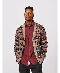 Aubin Men's Kestral Wool Blend Cardigan Sweater