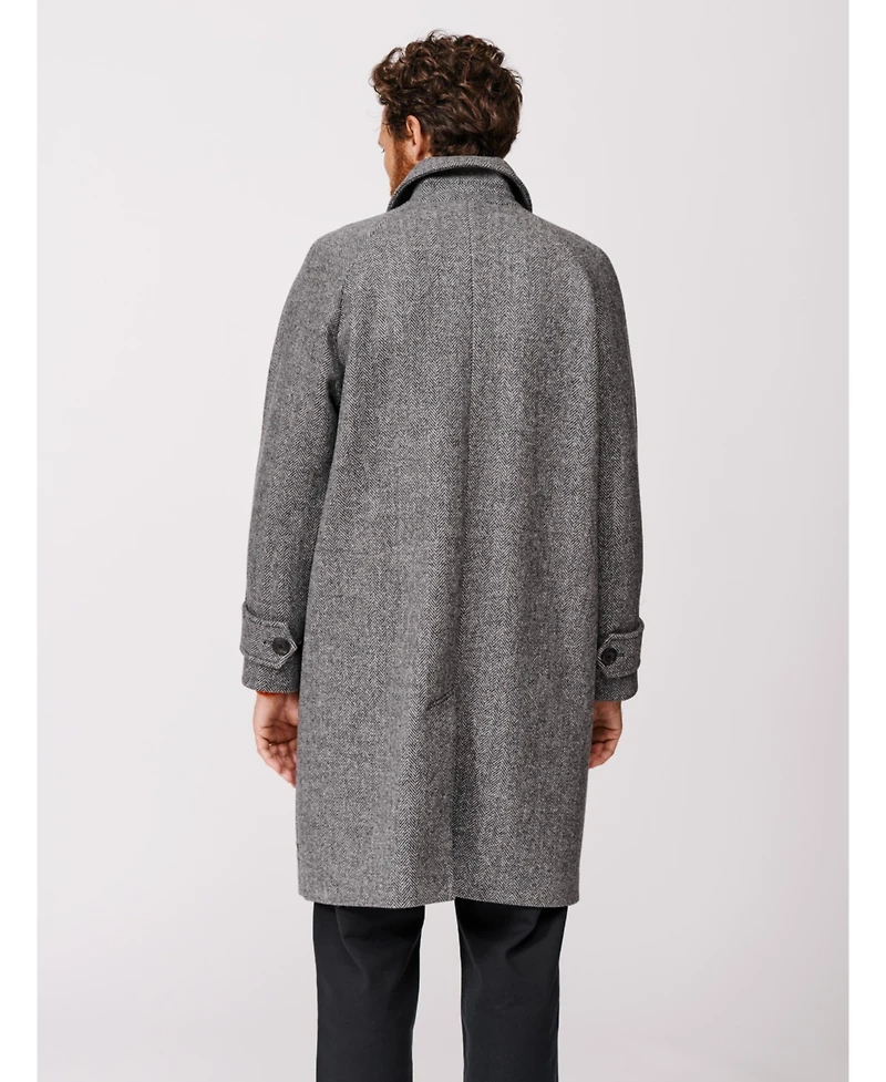 Aubin Men's Dawes Wool Blend Overcoat