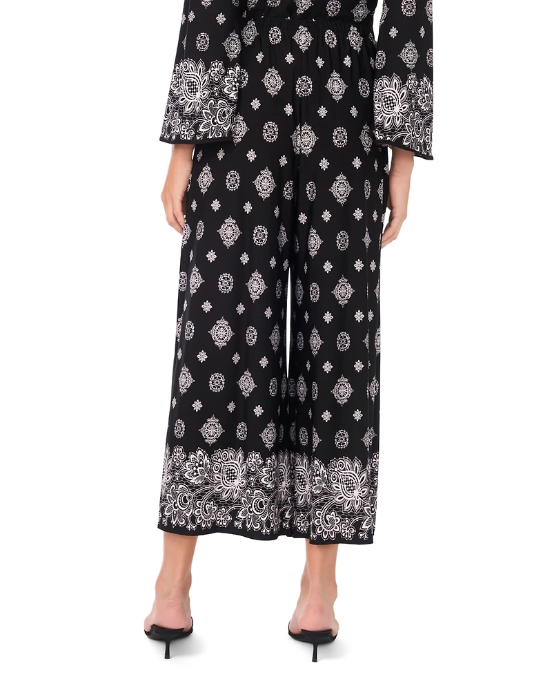 Sam & Jess Petite Side Slit Wide Leg Pants