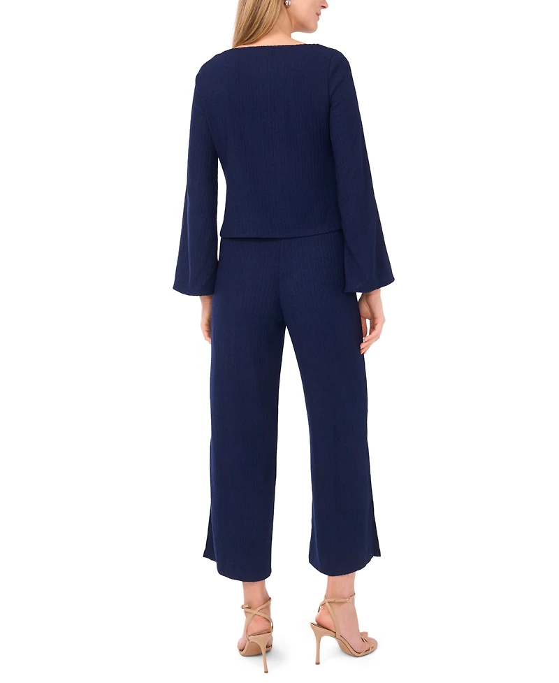 Sam & Jess Petite Bell Sleeve Cowl Neck Top