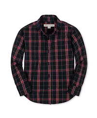 Hope & Henry Boys Organic Long Sleeve Stretch Poplin Shirt