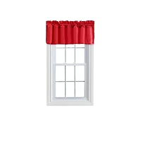 Ellis Stacey 3" Rod Pocket High Quality Fabric Solid Color Window Lined Filler Valance 42"x13