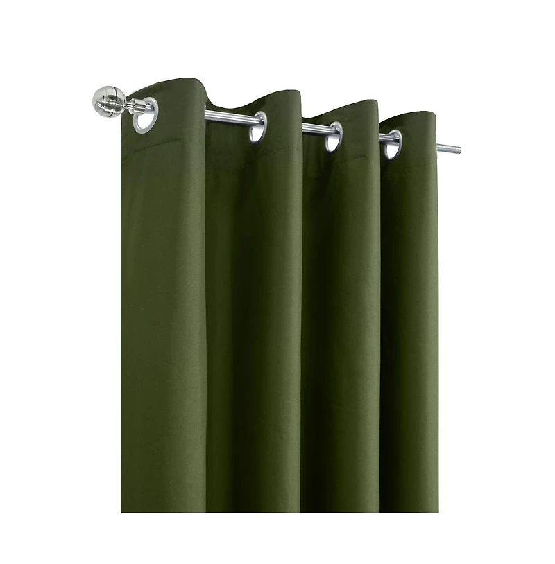 Thermaplus Alpine Blackout Premium Stylish and Functional Grommet Curtain Panel 52" x 95" Olive