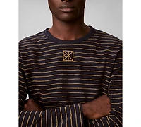 Calvin Klein Men's Striped Long-Sleeve T-Shirt
