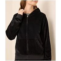 Pact Women's Organic Cotton Velour Zip Hoodie