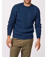 Aubin Men's Ray Fisherman Rib Crew Neck Sweater