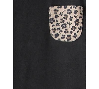 Carter's Baby Girls 3-Piece Printed Bodysuit, Long-Sleeve Bodysuit and Pants Set