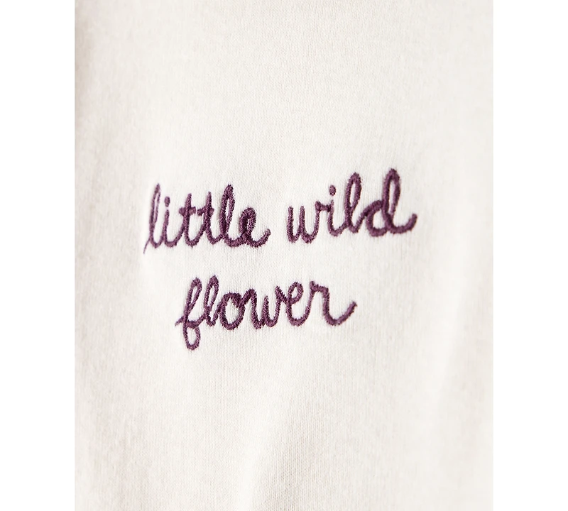 Carter's Baby Girls 3-Piece Floral Bodysuit, Long-Sleeve Bodysuit and Pants Set