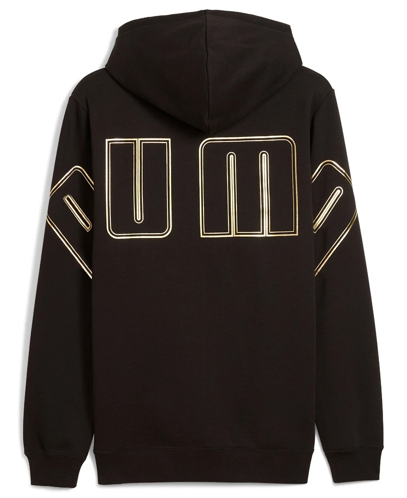 Maximal Metallic Relaxed Hoodie Fl