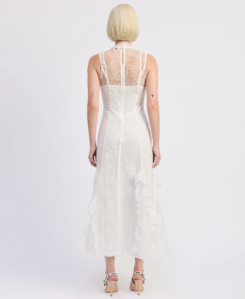 En Saison Women's Meena Turtle Neck Maxi Dress