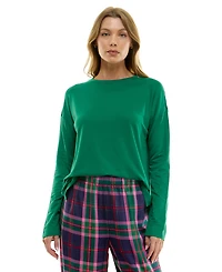 Roudelain Women's Long-Sleeve Drop Shoulder Top