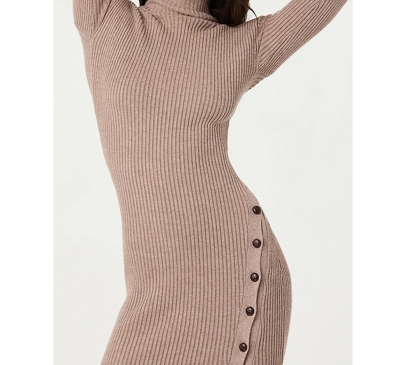 Astr the Label Women's Soryn Turtle Neck Sweater Dress