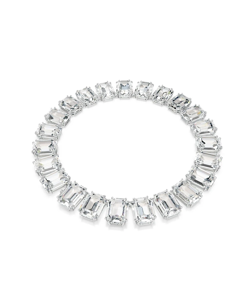 Swarovski Millenia Rhodium Plated Tennis Necklace