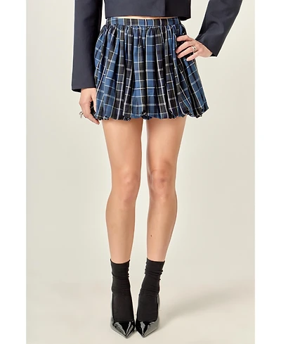 English Factory Women's Balloon Mini Skort