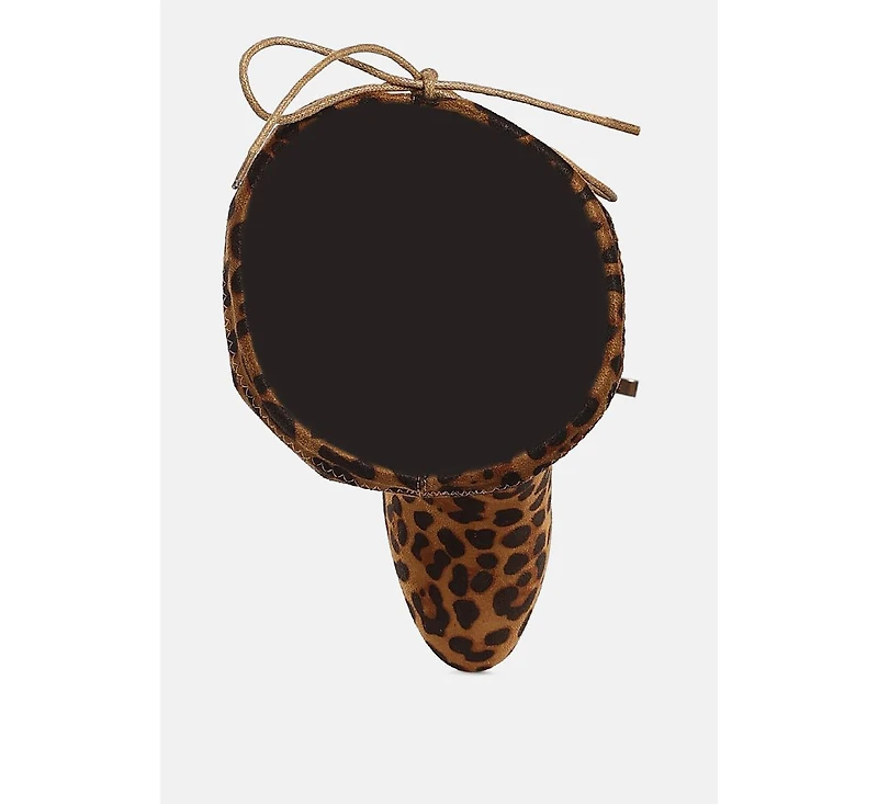 Liama Minimal Drawstring Detail Knee-High Boots