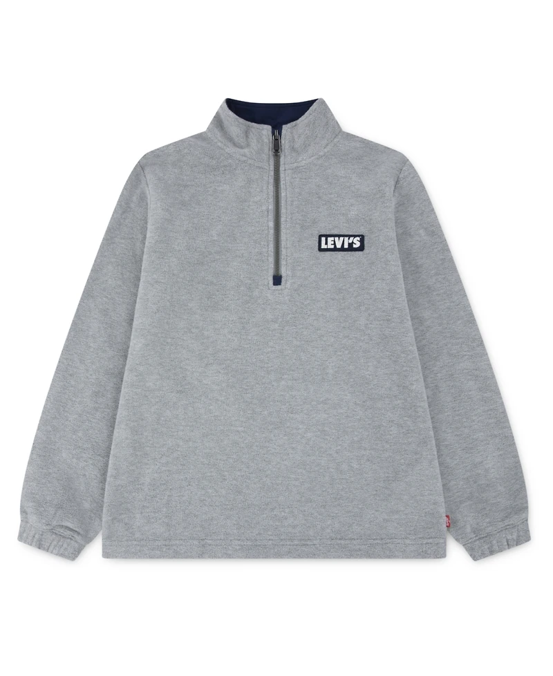 Levi's Boys 8-20 Solid Quarter-Zip Sweatshirt