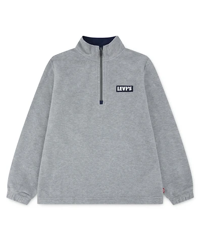 Levi's Boys 8-20 Solid Quarter-Zip Sweatshirt