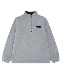 Levi's Boys 8-20 Solid Quarter-Zip Sweatshirt