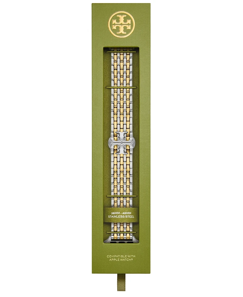 Tory Burch Gold-Tone Stainless Steel Bracelet For Apple Watch 38mm-45mm