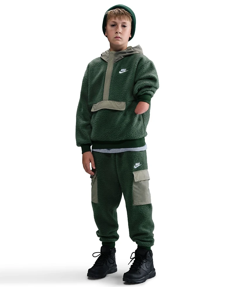 Nike Boys or Girls Sportswear Quarter Zip Long-Sleeve Hoodie