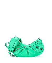 Pre-Owned Balenciaga Xs Le Cagole Giant Studs Shoulder Bag Leather