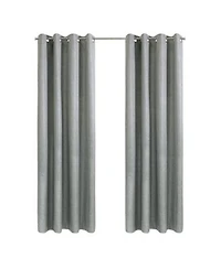 Thermaplus Denver 100 Blackout Grommet Exclusive Curtains For Livingroom 52 X22 X Taupe Grey