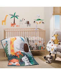Bedtime Originals Baby Lollipop Jungle 3-Piece Nursery Crib Bedding Set