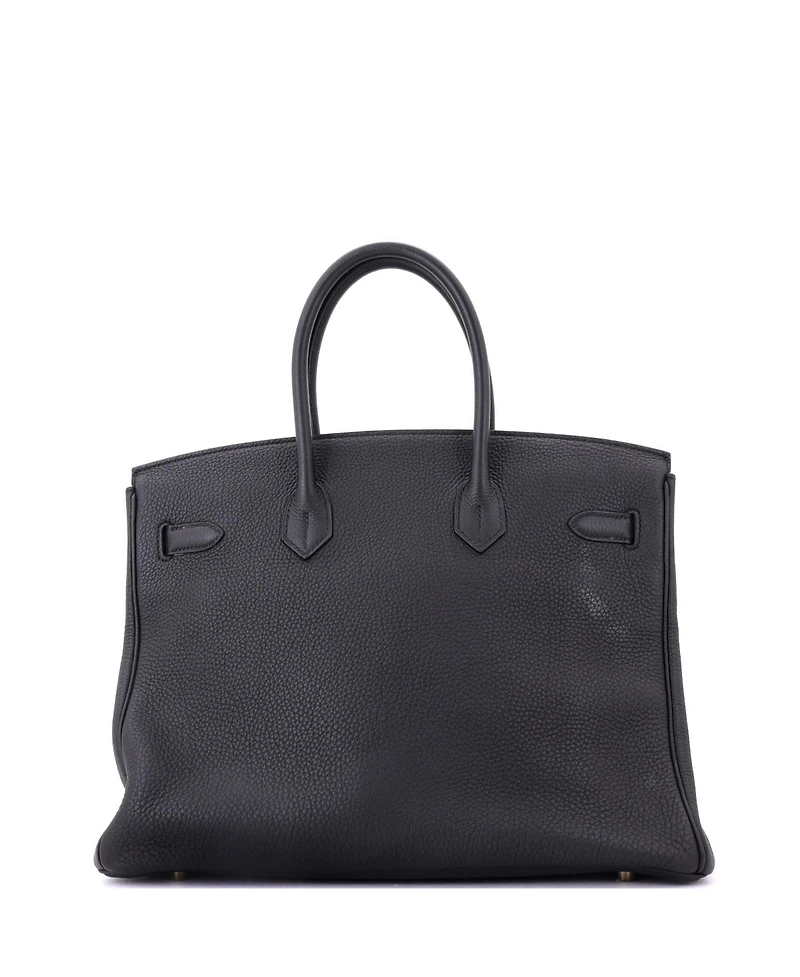 Pre-Owned Hermes Birkin Handbag Togo with Gold Hardware
