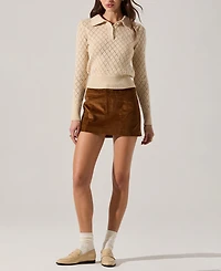 Astr the Label Women's Aspyn Collared Sweater