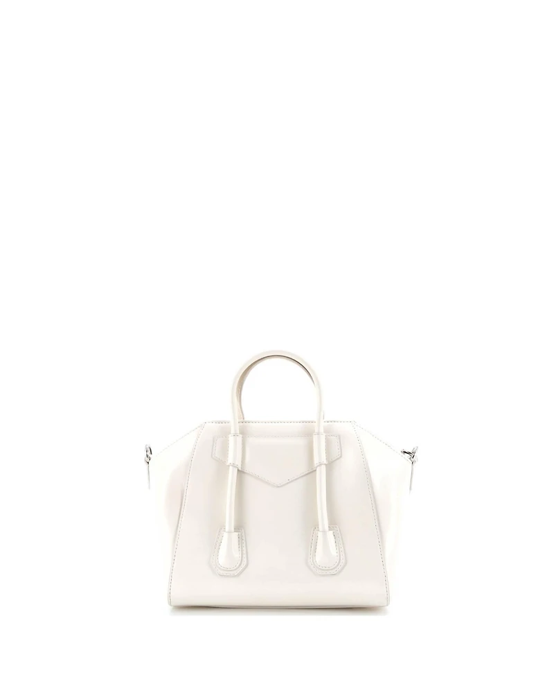 Pre-Owned Givenchy Mini Antigona Lock Bag Leather