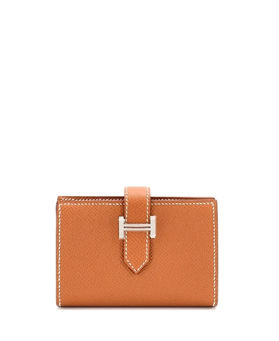 Pre-Owned Hermes Mini Bearn Wallet Epsom