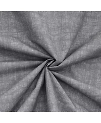 Thermaplus 100% Polyester Mason Lightweight Texture Printed Blackout Grommet Curtain Panel 52" x Grey