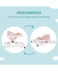 Dream On Me 2-in-1 Ava Baby Walker, Easy Convertible Baby Walker, Walk Behind, Height Adjustable Seat, Added Back Support, Detachable-Toy