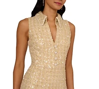 Adrianna Papell Women's Tweed Shirt Dress