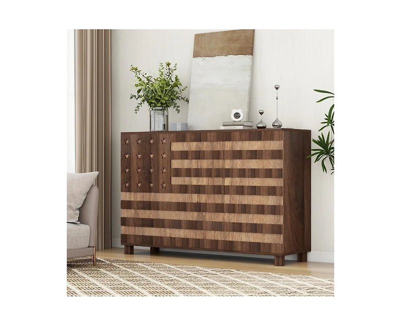 55" Storage Cabinet with adjustable shelve