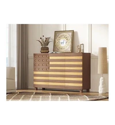 Casainc 55" Storage Cabinet with adjustable shelve