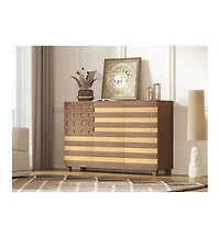 Casainc 55" Storage Cabinet with adjustable shelve