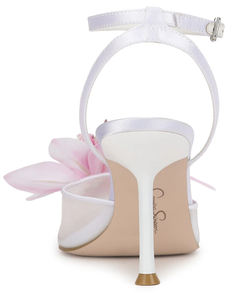 Jessica Simpson Women's Vilyria Orchid Embellished Mid-Heel Pumps