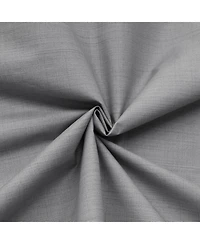 Thermaplus 100% Polyester Mason Lightweight Texture Printed Blackout Grommet Curtain Panel 52" x 95" Silver