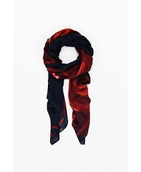 Desigual Women's Rectangular floral scarf