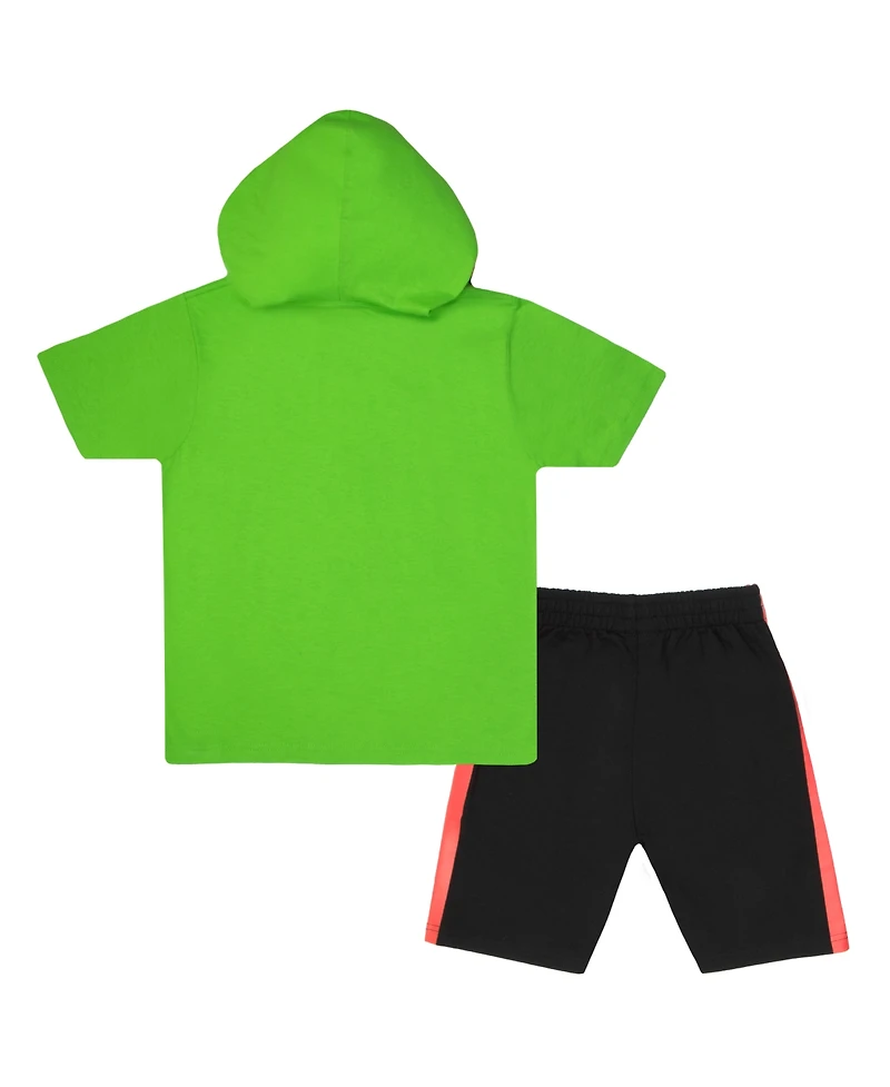 Teenage Mutant Ninja Turtles Boys Cosplay Hooded T-Shirt and Shorts Set