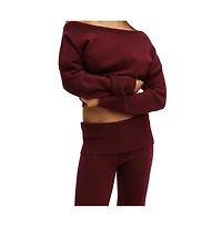Cotton On Women's Roll Waist Fluffy Knit Pant