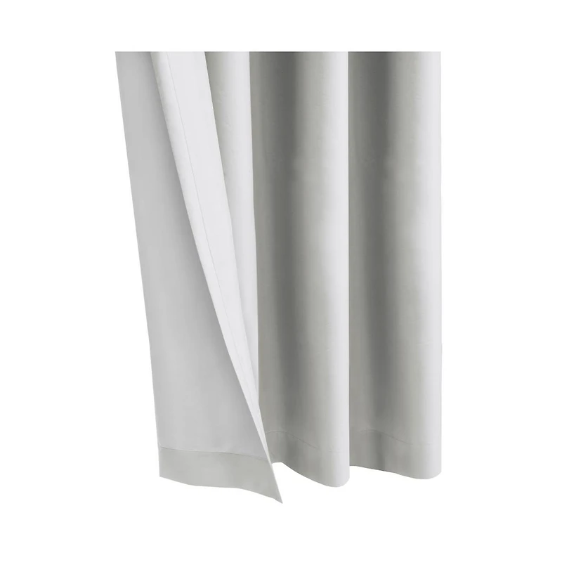 Thermaplus Alpine Blackout Premium Stylish and Functional Grommet Curtain Panel 52" x 108" White