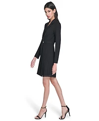 Vince Camuto Women's Collared Long-Sleeve Dress