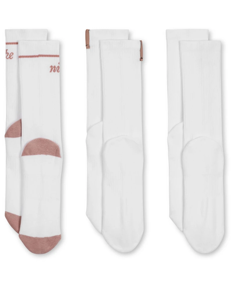 Nike Unisex 3-Pk. Everyday Plus Cushioned Crew Socks