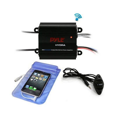 Bluetooth Marine Amplifier Kit, 2-Ch. Waterproof Audio Power Amp System